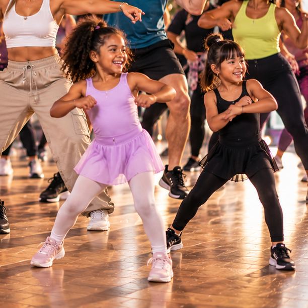 Little dancers joining the fun